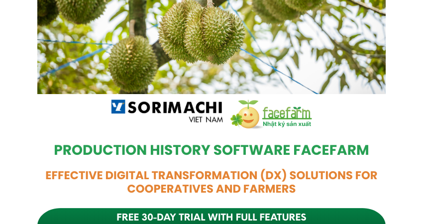 Production Diary Software FACEFARM – Effective digital transformation (DX) solutions for cooperatives and farmers.