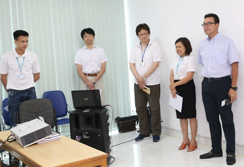 反町代表がソリマチベトナム有限会社に訪問・バドミントン大会2019に参加