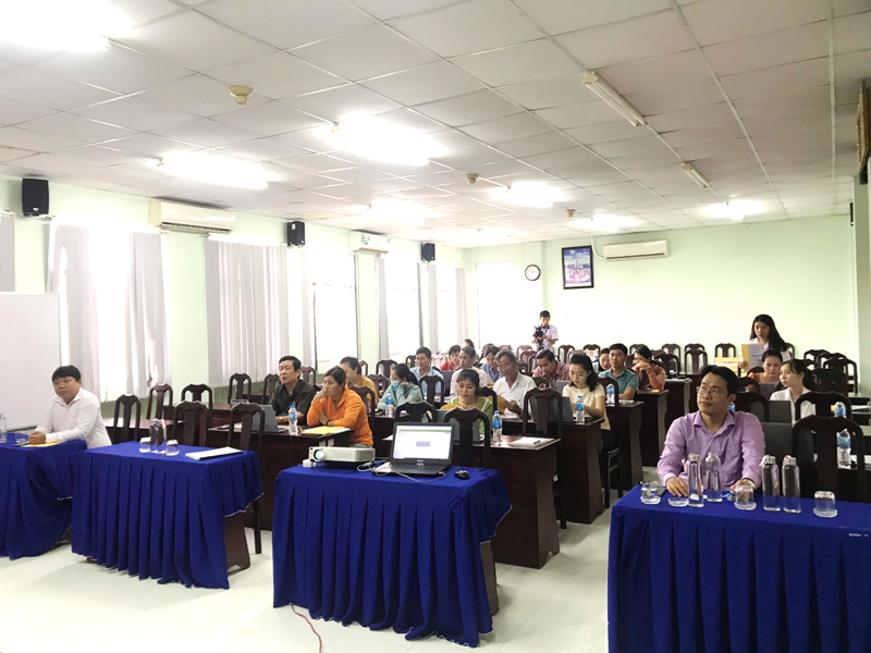 Chương trình tập huấn phần mềm kế toán hợp tác xã WACA tại Hậu Giang