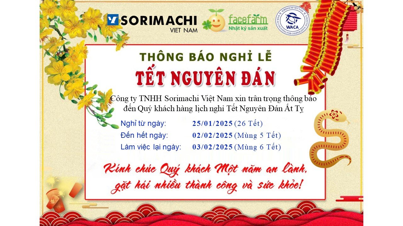 Thông báo lịch nghỉ Tết Nguyên đán 2025