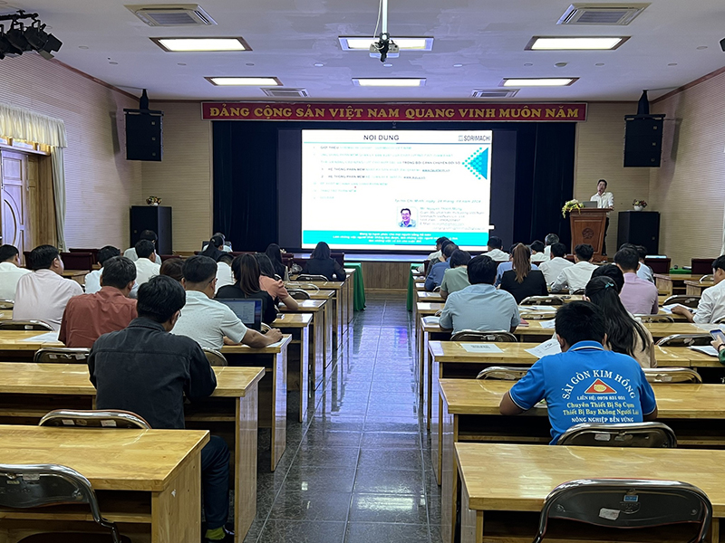 Sorimachi Việt Nam tập huấn ứng dụng phần mềm quản lý sản xuất lúa chất lượng cao, giảm phát thải cho giảng viên triển khai đề án 1 triệu héc-ta lúa